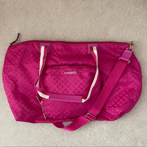 kate spade Handbags - | NWOT | Kate Spade Pink Polyester Bag